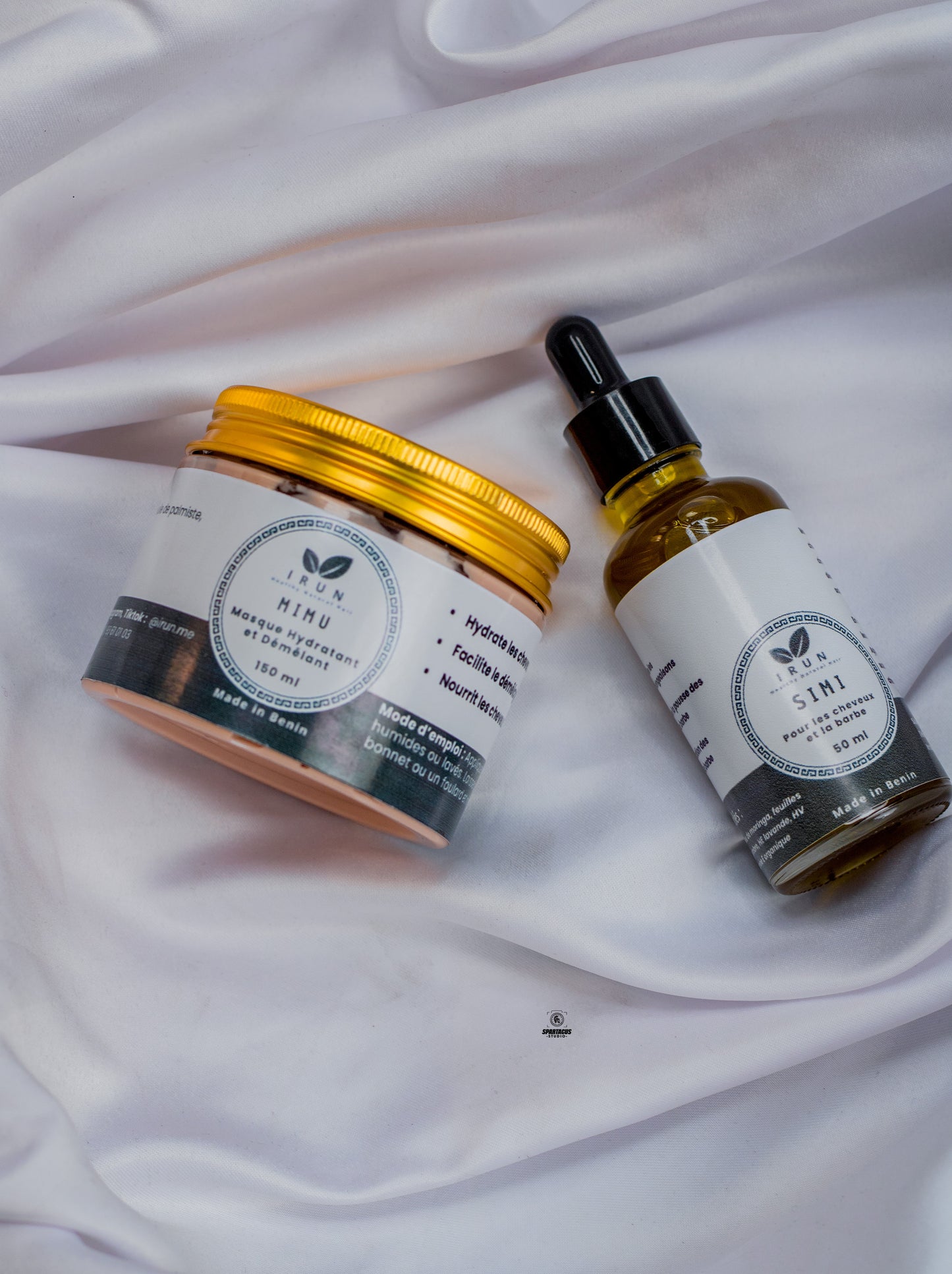 Kit cheveux parfaits Simi & Mimu : huile pour la pousse et masque renforçant