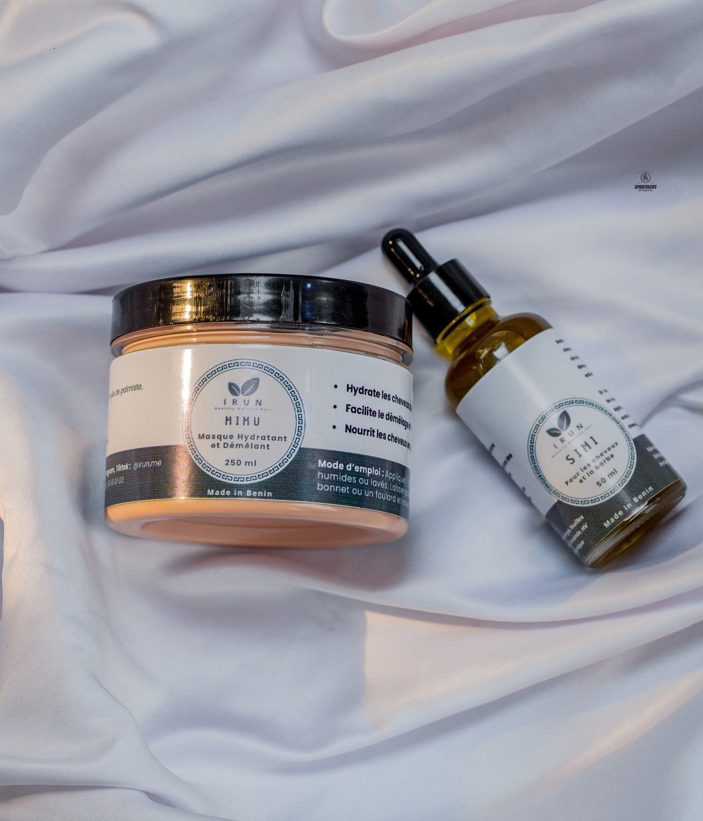 Kit cheveux parfaits Simi & Mimu : huile pour la pousse et masque renforçant