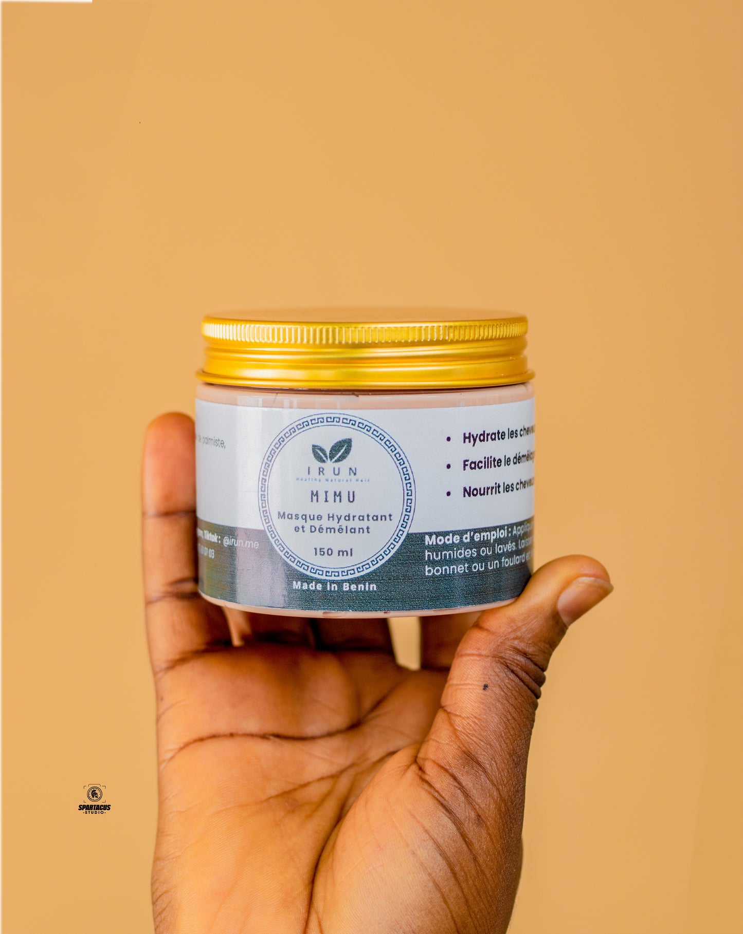 Masque Mimu - Nourrissant, Fortifiant et Anti-casse pour une Chevelure Hydratée et Sans Pellicules