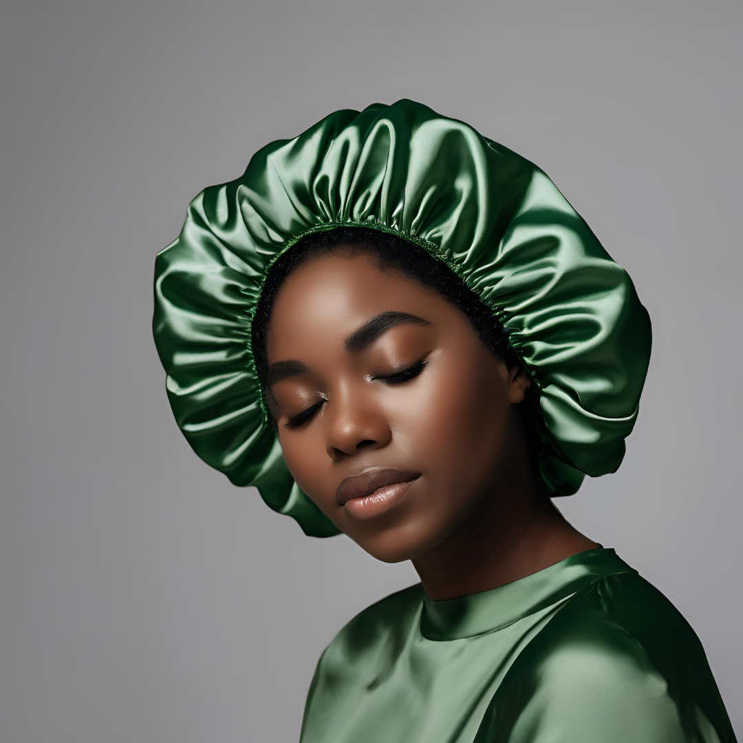 Bonnet en soie IRUN – Protégez et Sublimez Vos Cheveux Naturels