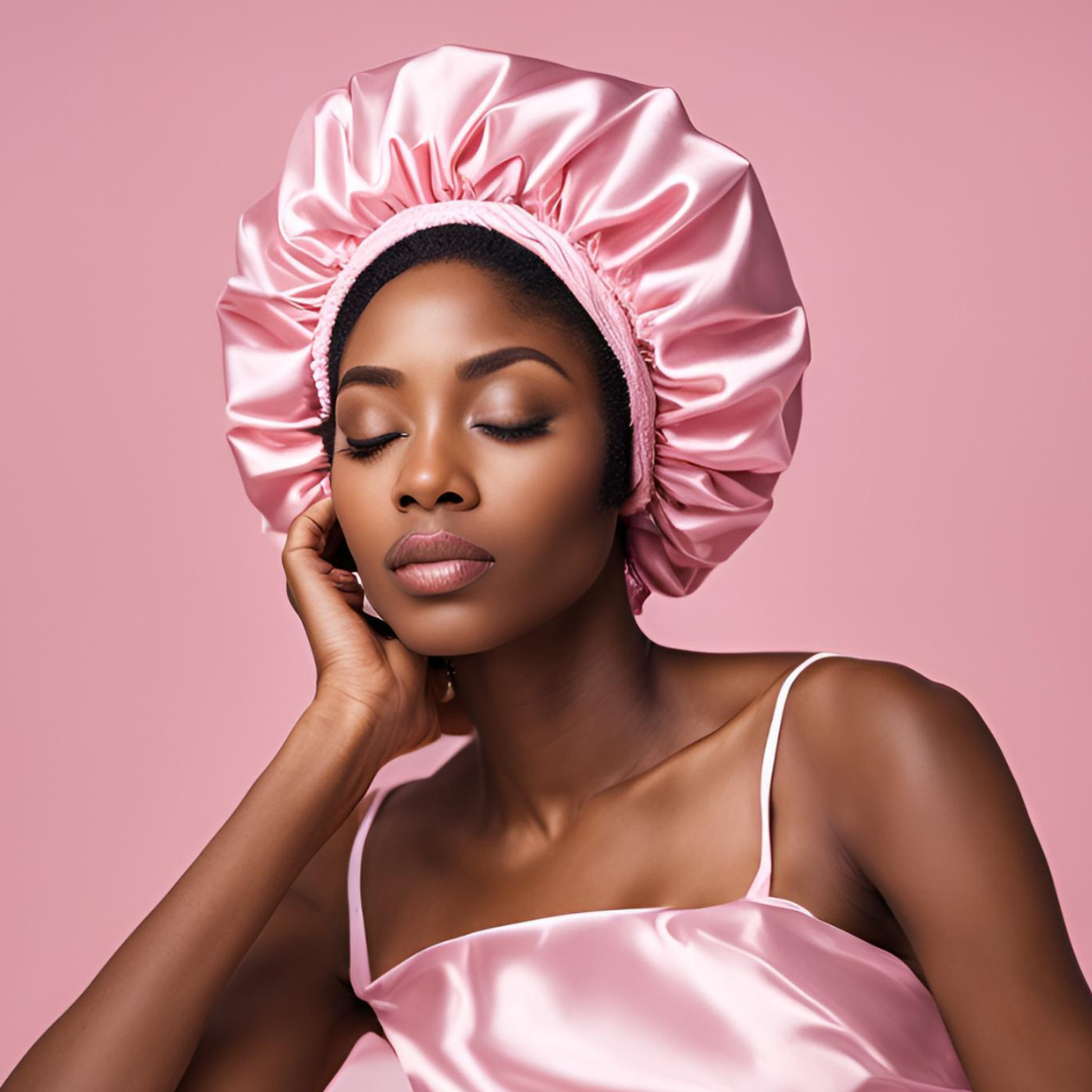 Bonnet en soie IRUN – Protégez et Sublimez Vos Cheveux Naturels