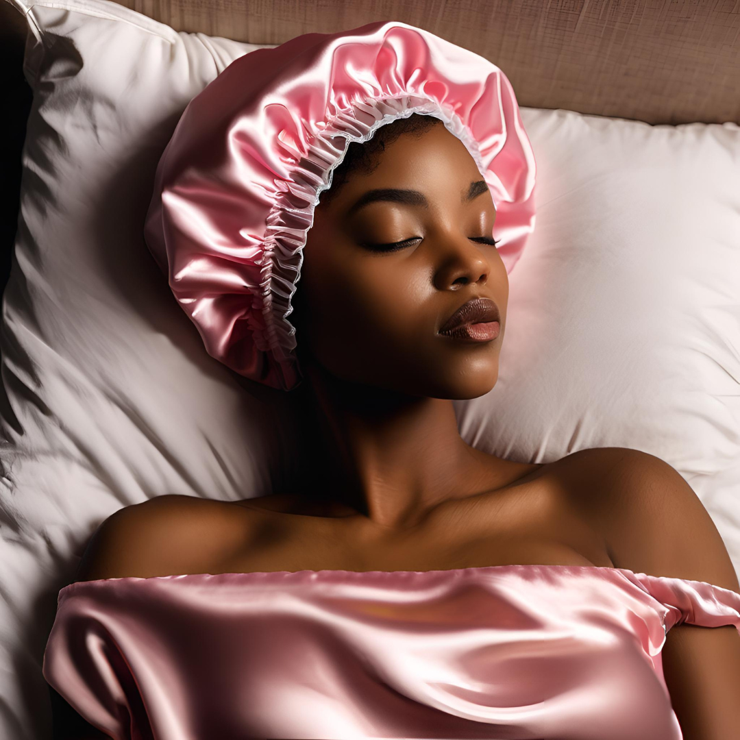Bonnet en soie IRUN – Protégez et Sublimez Vos Cheveux Naturels
