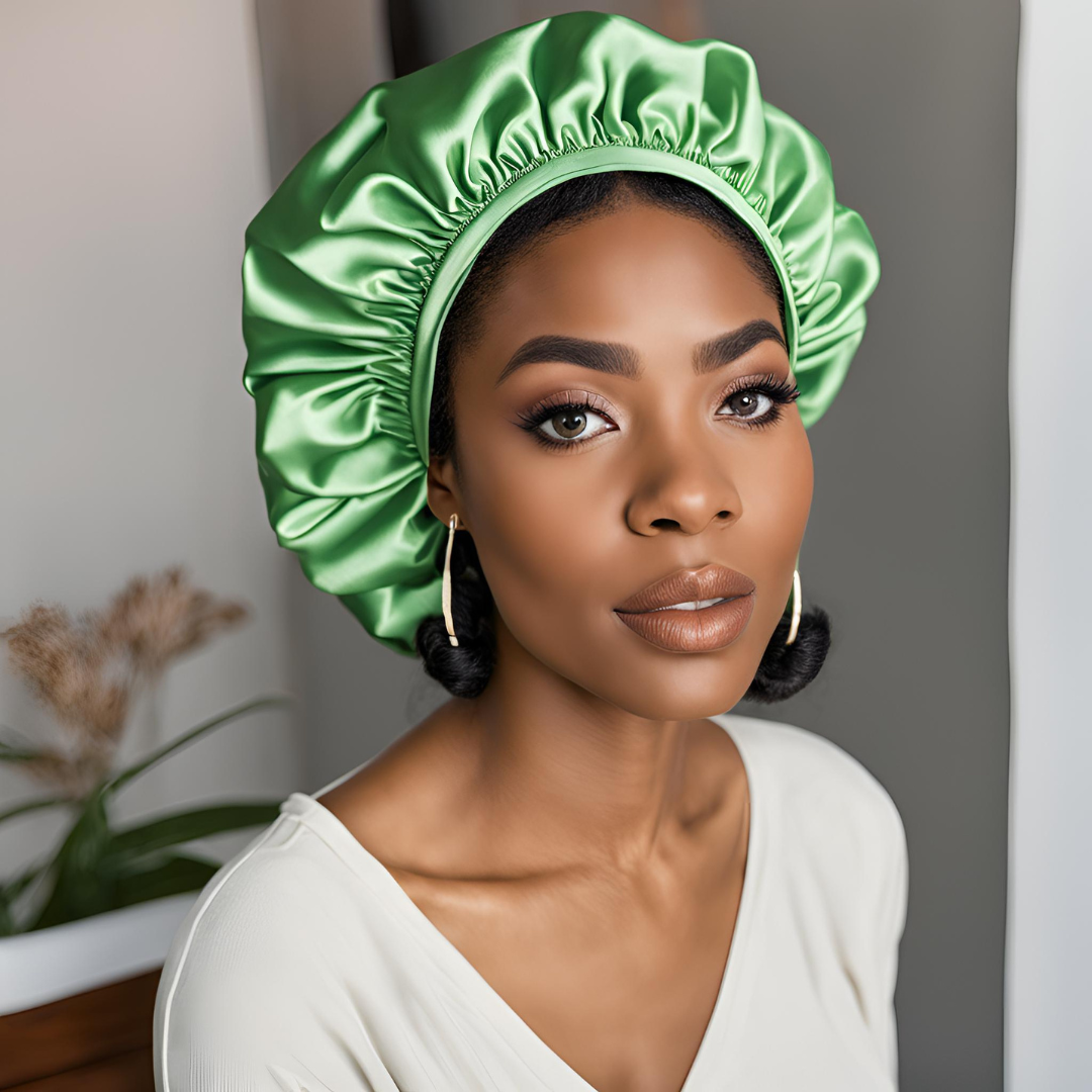 Bonnet en soie IRUN – Protégez et Sublimez Vos Cheveux Naturels